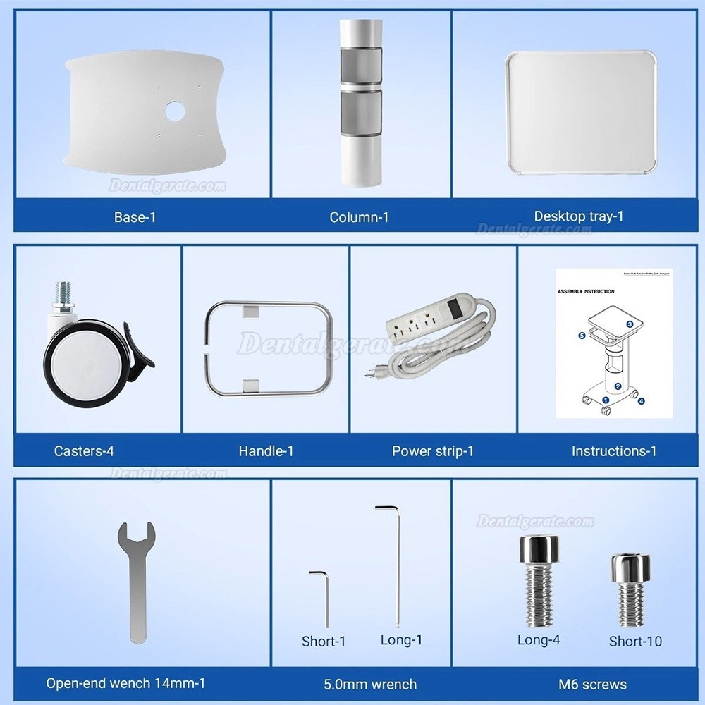 Likaymo GM-1 multifunktions dentalcarts behandlungswagen f&uuml;r implantatmotor und ultraschall-scaler